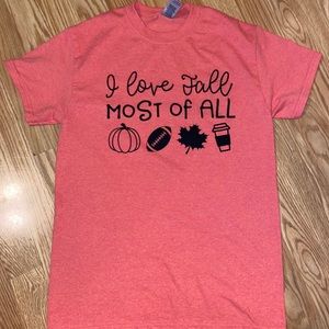 I Love Fall Most of All T-Shirt
